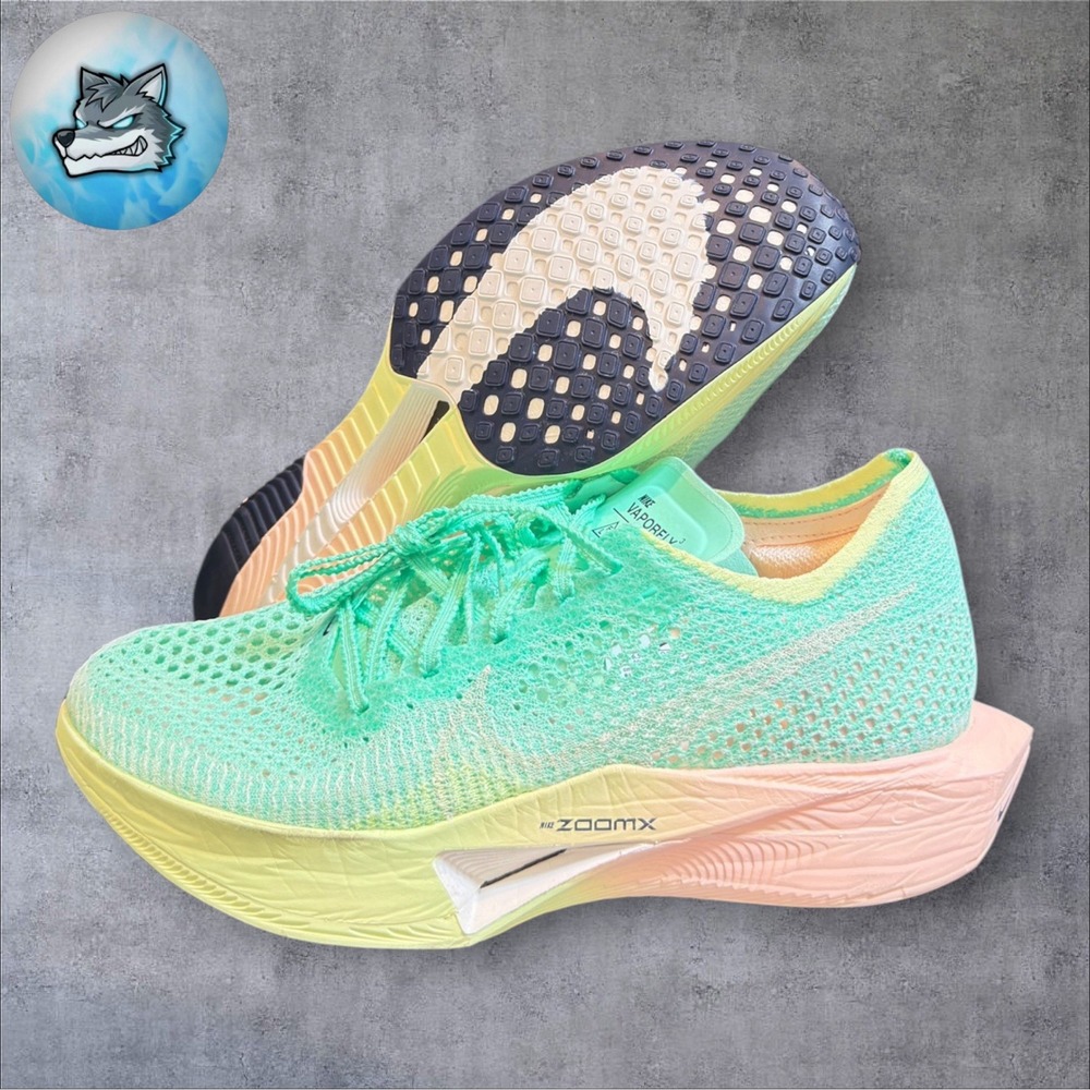 Nike Zoomx Vaporfly Next% 3 Flyknit Mint Foam-Sail Womens Size 9.5 HQ3505-379